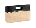 Mia Top Handle Clutch in Black