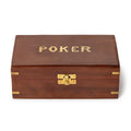 Poker Set in Hand-Crafted Wooden Box