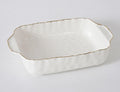 Pampa Bay gold rimmed rectangular baking dish