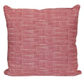 24in x 24in Pink woven print pillow