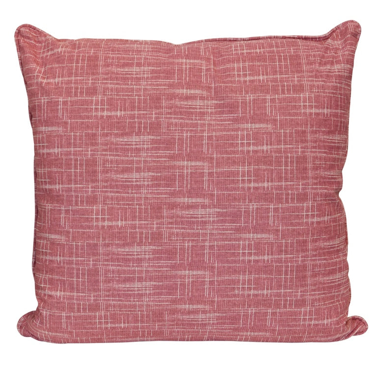 24in x 24in Pink woven print pillow