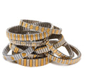 Slinky stack bracelets
