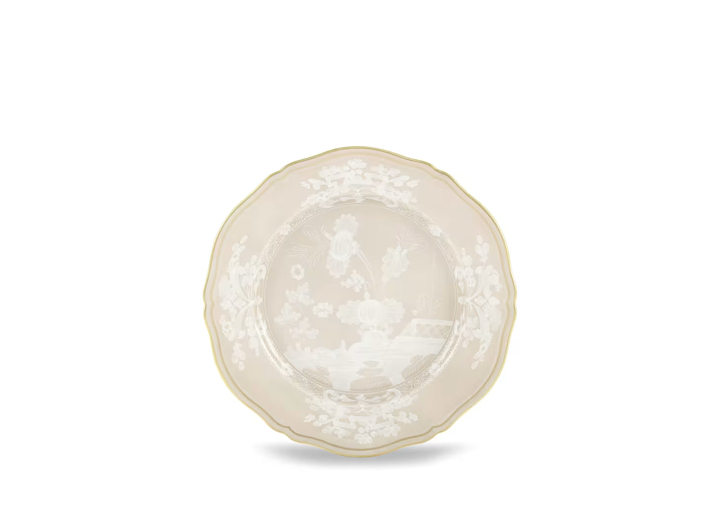 Ginori Oriente Italiano Flat Plate in Meringa