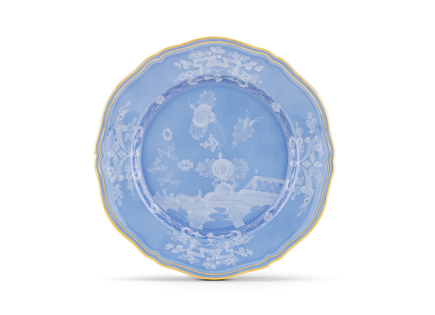 Ginori Oriente Italiano Flat Plate in Pervinca