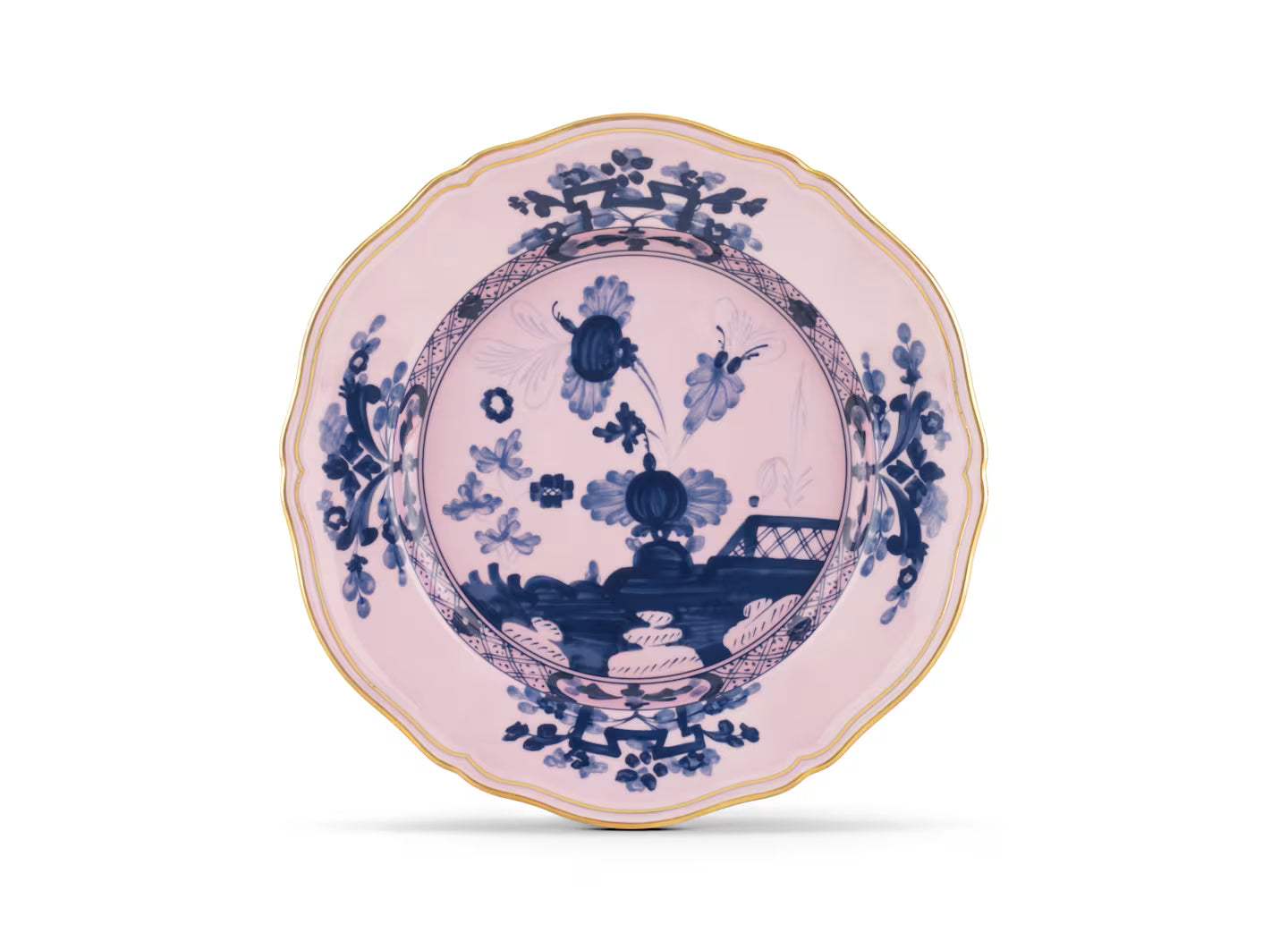 Ginori Oriente Italiano Flat Plate in Azalea