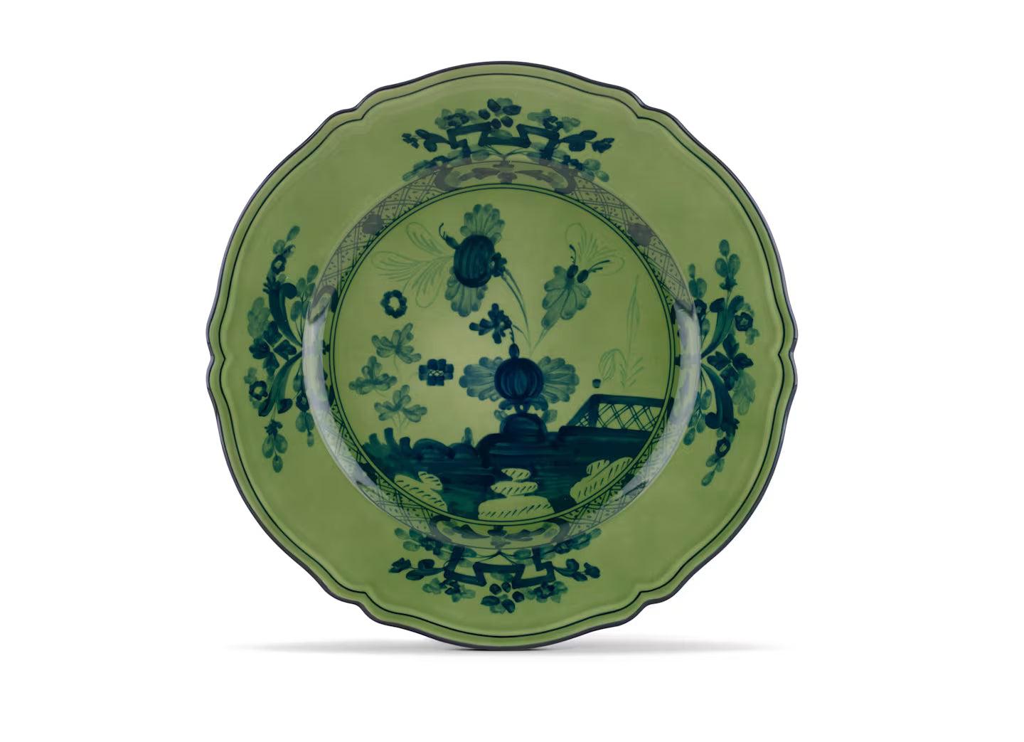 Ginori Oriente Italiano Charge Plate in Malachite