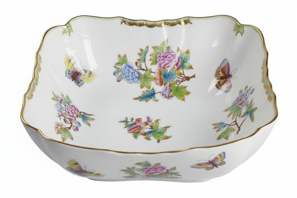Herend Queen Victoria Square Bowl