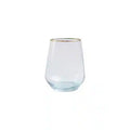 Vietri Colored Stemless Wine Glass