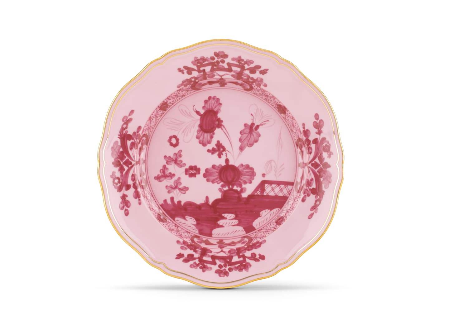 Ginori Oriente Italiano Flat Plate in Porpora