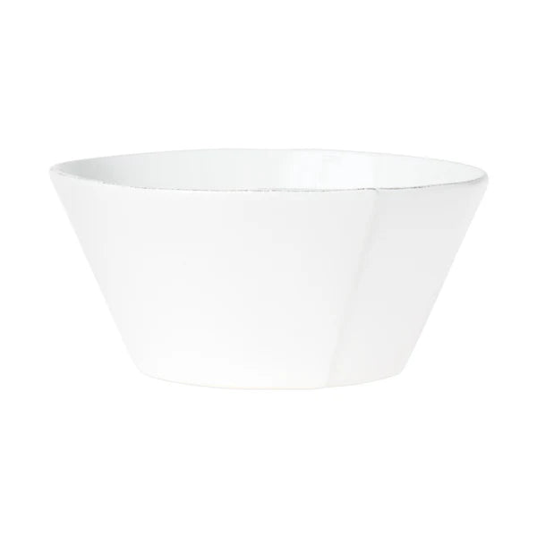 Vietri Lastra White Large Serving Bowl