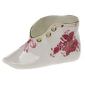 Herend Baby Shoe in Rasberry