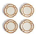 Set of 4 Melamine Bamboo Plates