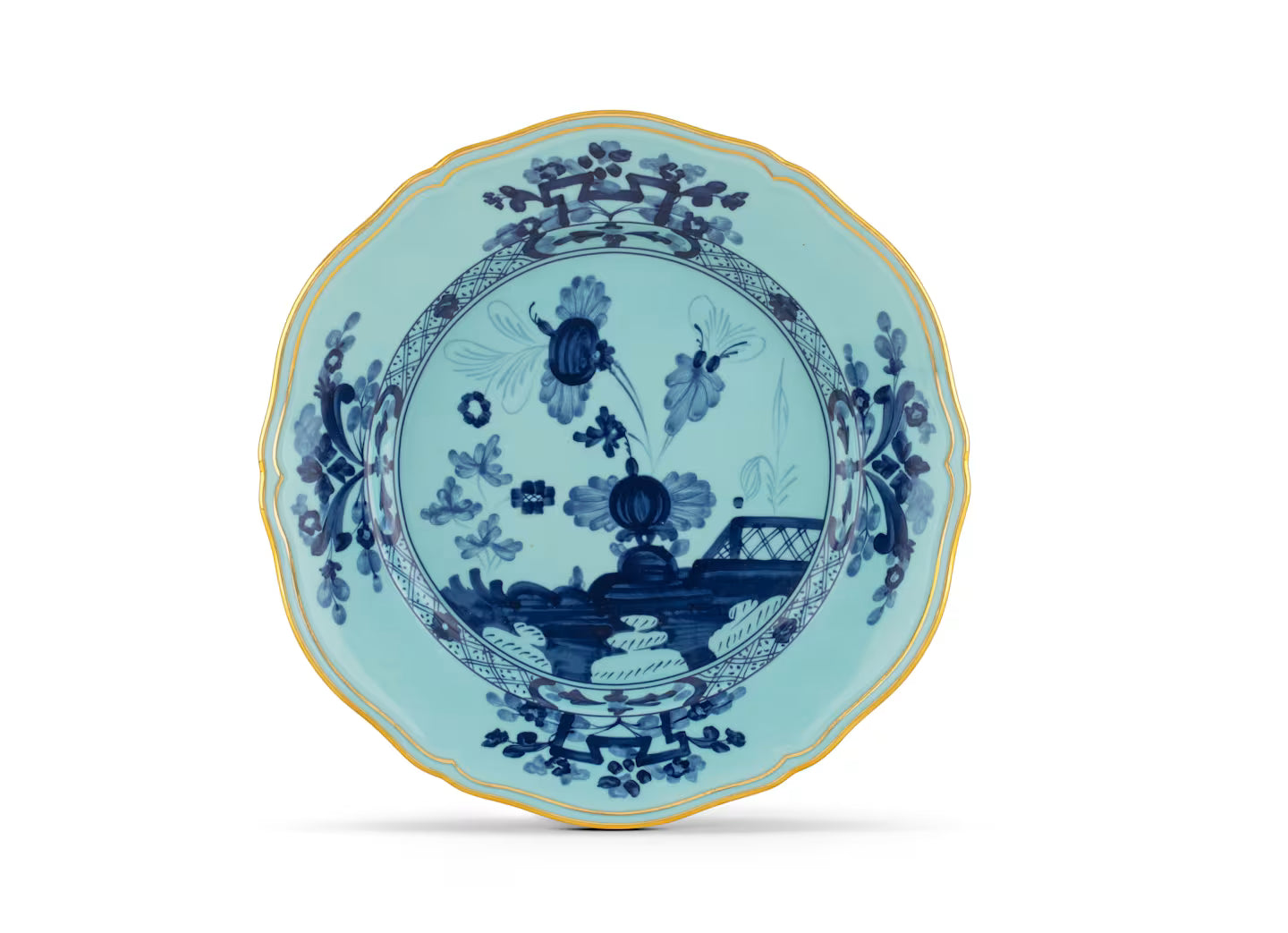 Ginori Oriente Italiano Flat Plate in Iris