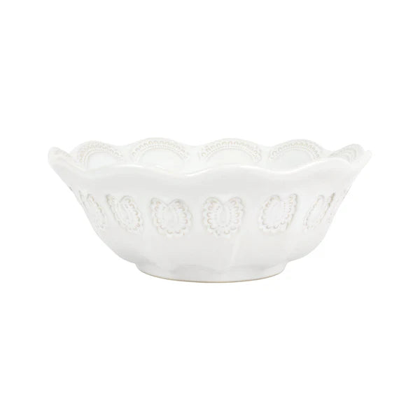 Vietri Incanto Stone Lace Medium Serving Bowl