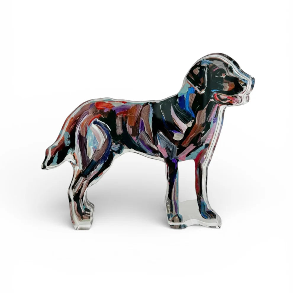 Acrylic Chocolate lab