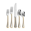 Couzon Le Perle Gold Accent 5-Piece Flatware