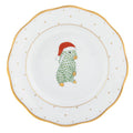 Herend Santa Bunny Dessert Plate