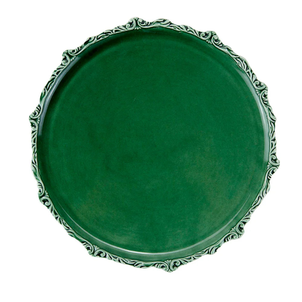 Arte Italica Imperial Green Dinner Plate