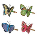 Meadow Walk Butterfly Napkin Ring- Set of 4