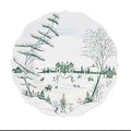 Country Estate Winter Frolic Dinner Plate in Evergreen