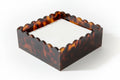 Tortoise Scalloped Acrylic Cocktail Napkin Holder
