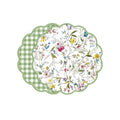 Vida springtime floral & gingham reversible placemat s/4