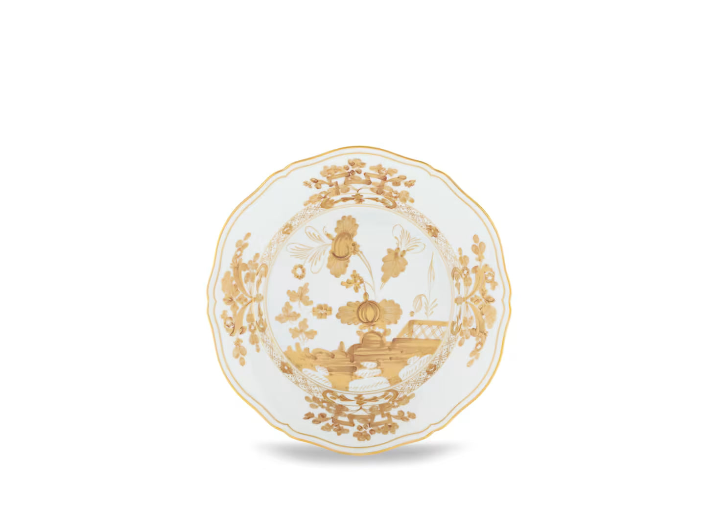 Ginori Oriente Italiano Flat Plate in Aurum