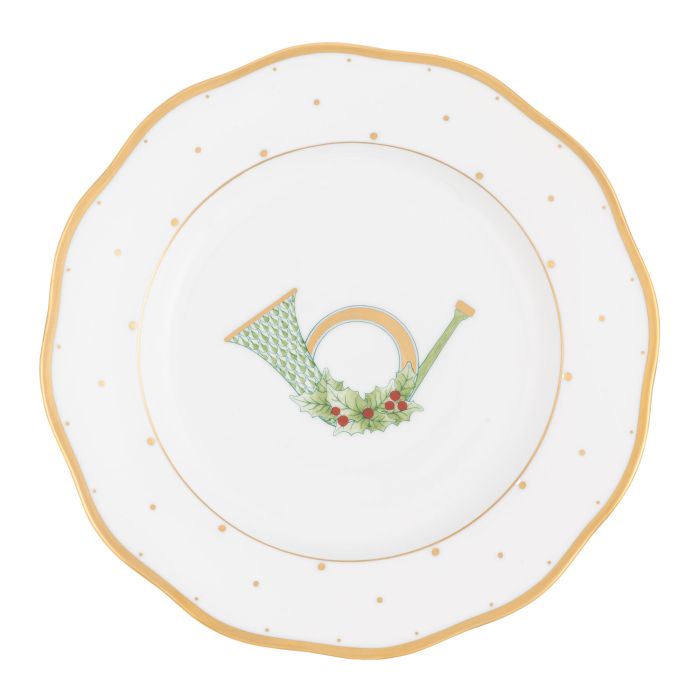 Herend Horn Dessert Plate