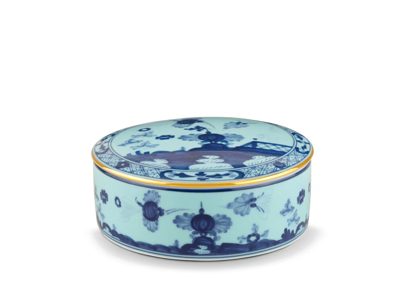 Ginori Oriente Italiano Trinket Box in Iris