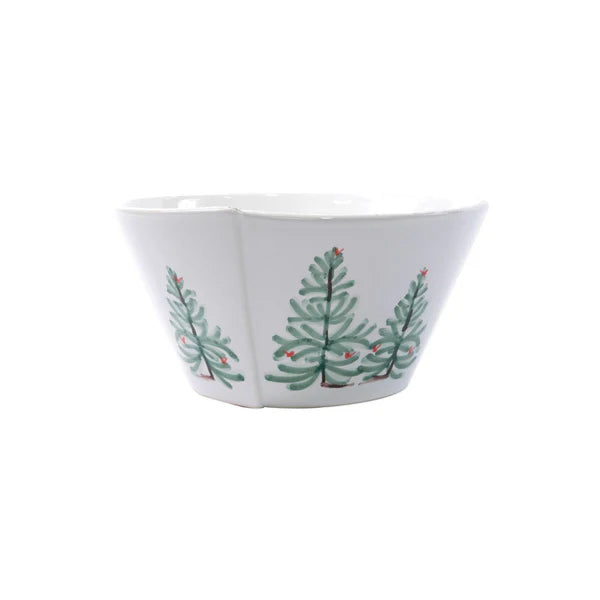 Vietri Lastra Holiday Medium Serving Bowl