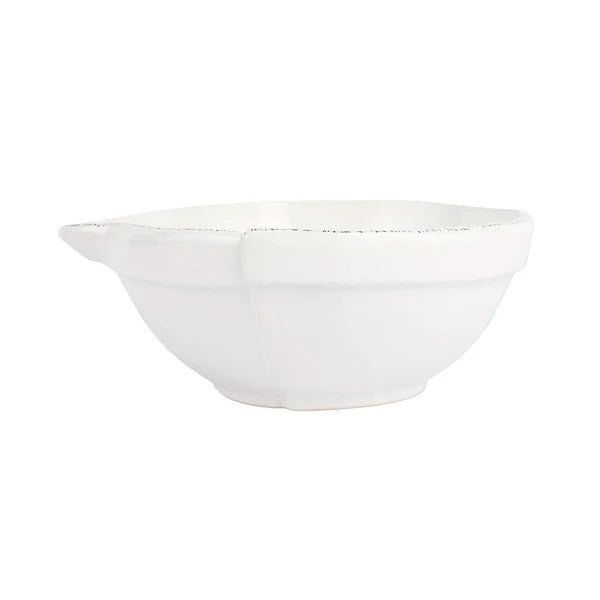 Vietri Lastra White Medium Mixing Bowl