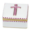 Herend Prayer Box in Rasberry