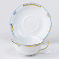 Herend Princess Victoria Light Blue Tea Cup and Saucer