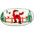 Vietri Old St. Nick Shallow Oval Bowl