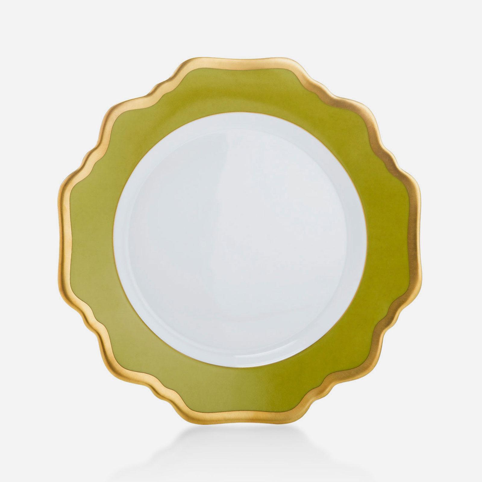 Anna Weatherley Annas Palette Dessert Plate Summer green