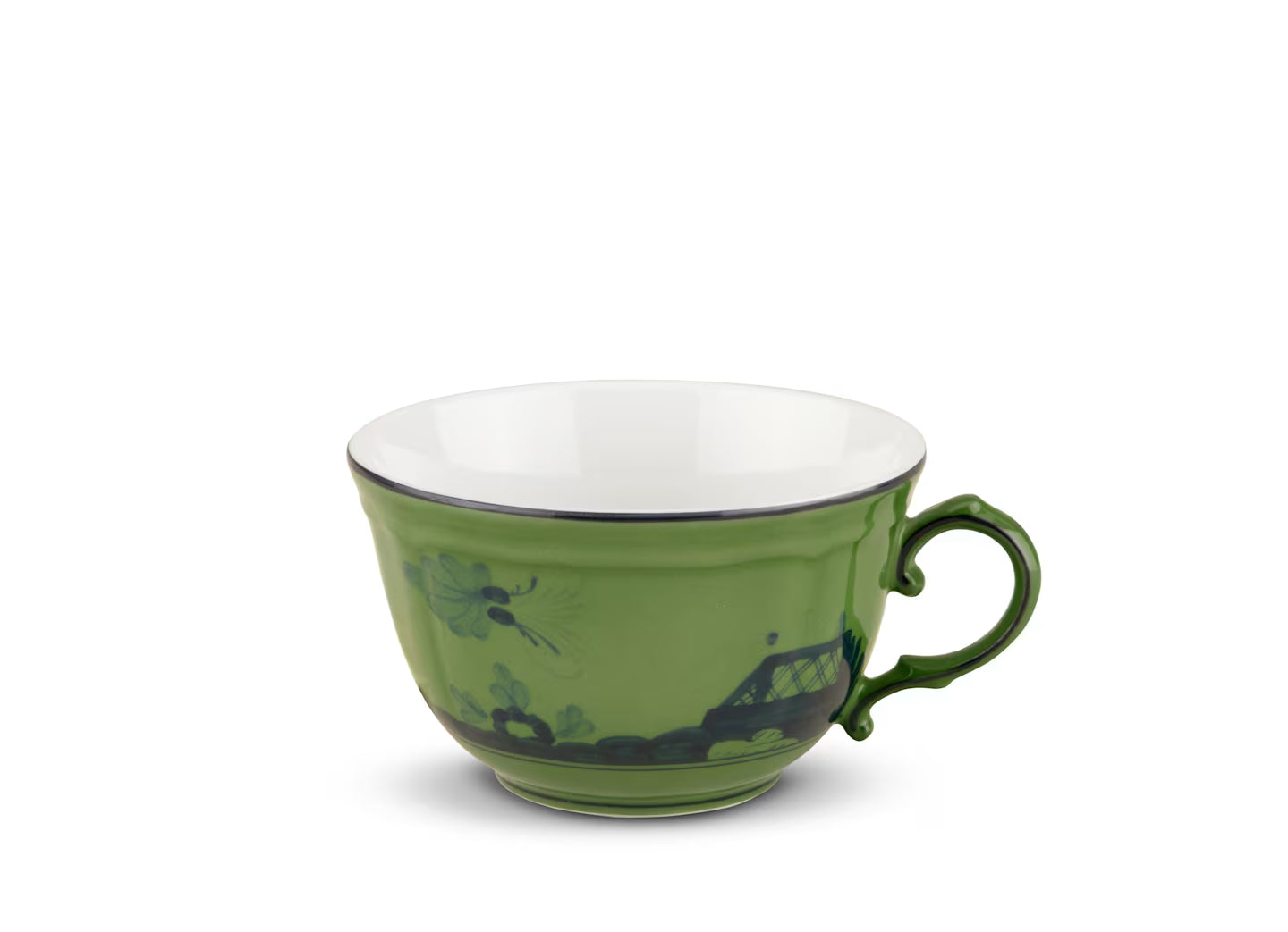 Ginori Oriente Italiano Tea Cup in Malachite