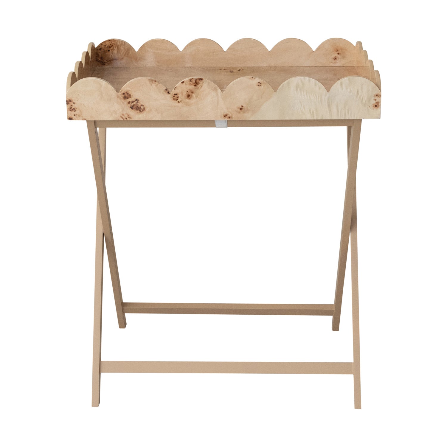 Burlwood Folding tray table
