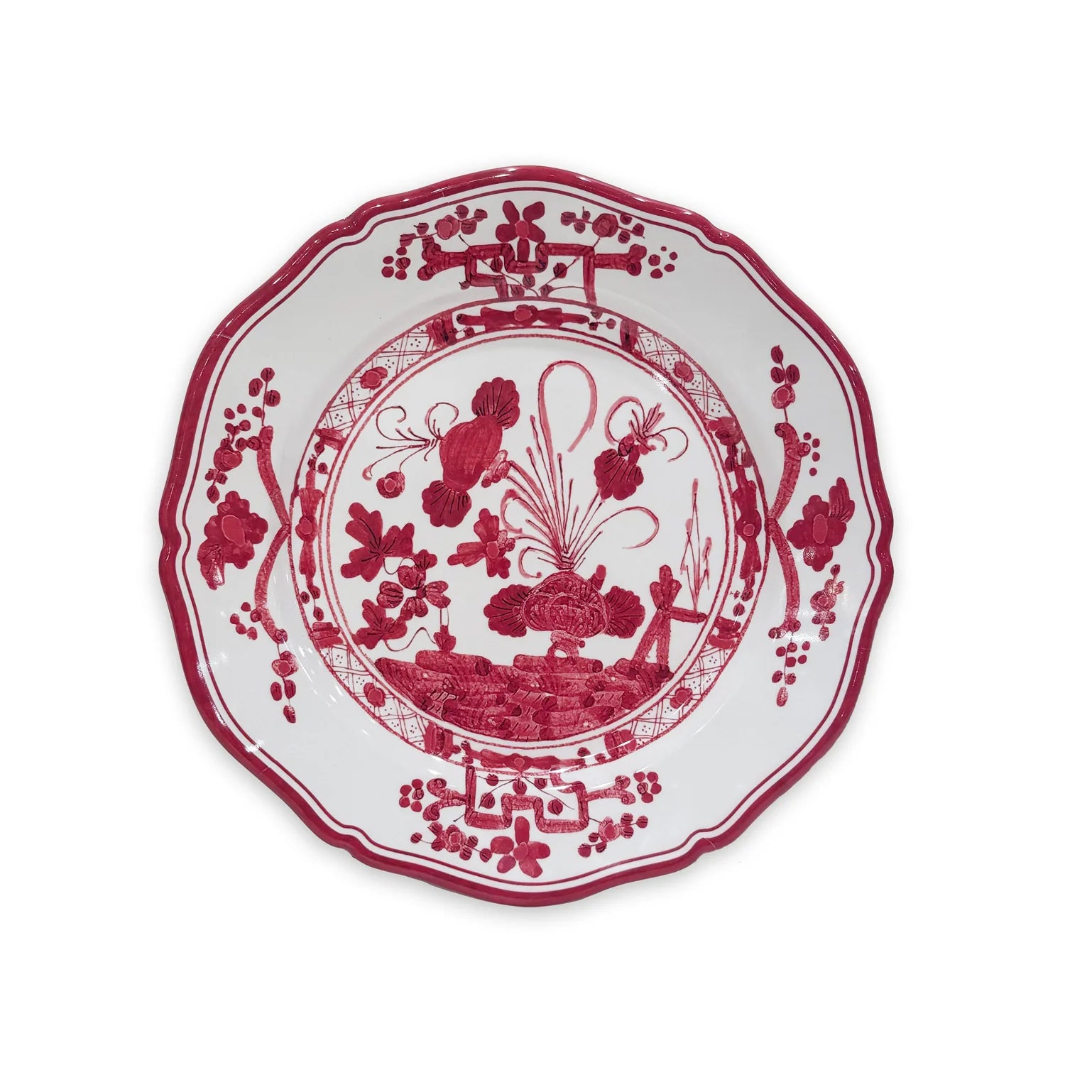 Vida Faenza 9' salad plate RED S/4