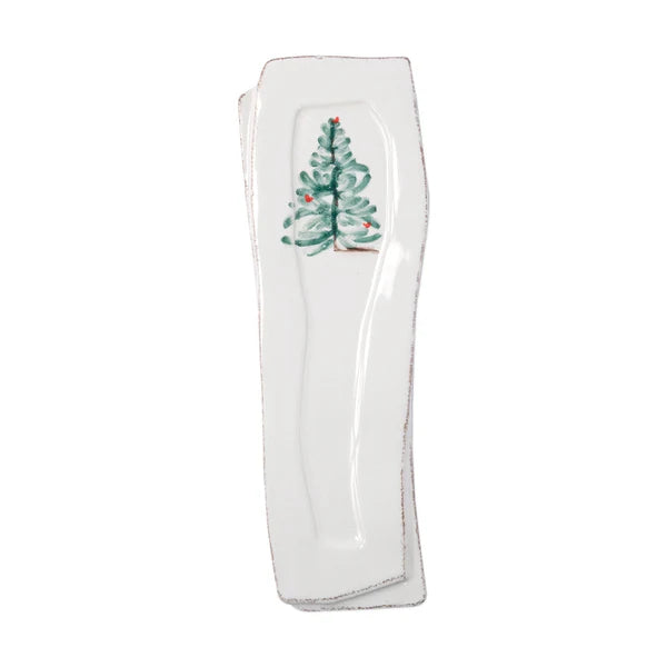 Vietri Lastra Holiday Spoon rest