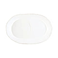 Vietri Lastra White Oval Tray