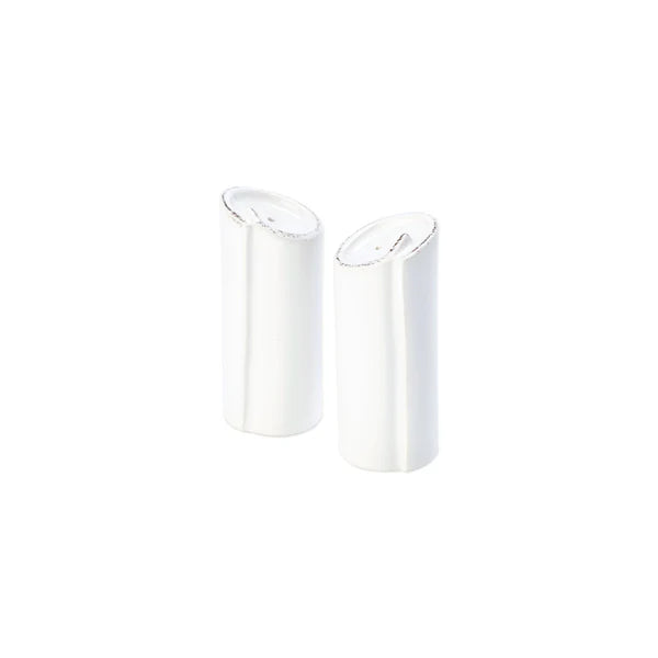Vietri Lastra White Salt&Pepper